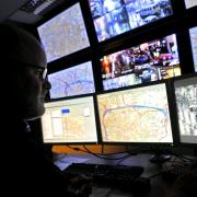 Archive image of CCTV control room