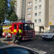 Firefighters at Kingsway Court