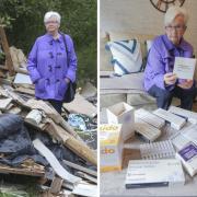 Residents fury after brazen fly tippers leave “dangerous pills” on popular path