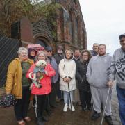 Annette Findlay and fellow campaigners hope both memorial and church can be saved