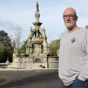 David Drysdale pictured at the Stewart Memorial Fountain in Kelvingrove Park, Glasgow.