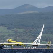 Boat carrying new bridge to Glasgow delayed due to 'safety concerns'