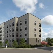 Artist impression of the flats proposed in Glasgow