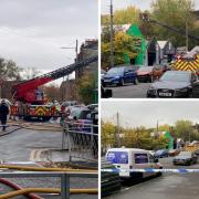 Glasgow roads sealed off as firefighter battle blaze at city garage