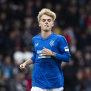 Ross McCausland in action for Rangers