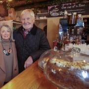 Linda and Albert, pictured in their daughter Reeca's cafe