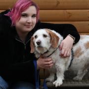 Emma Carmichael with dog Theo