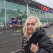 Irene McGoldrick is hitting out after struggling to find a shallow shopping cart