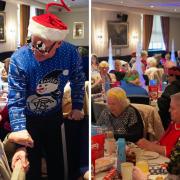 Senior citizens visit to Ibrox for Christmas lunch as ex-Gers stars surprise guests