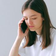 Generic image of girl on the phone