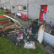 Pictures reveal devastating damage following blaze at flats