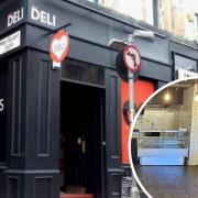 The former NYC Deli and, inset, Nexus Cafe, West Regent Street which has just come to market