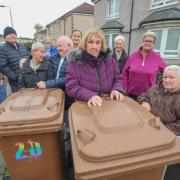 Ann Ayre and her neighbours are calling for a city-wide boycott of brown bin charges