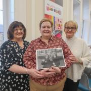 Three nieces of Letitia McKell are delighted by their aunt's bequest to the library