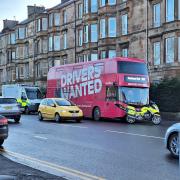 999 crews block Glasgow bus on busy street amid 'incident'
