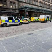 Person rushed to hospital after 'emergency' at Glasgow train station
