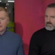 Neil Lennon and Kris Boyd in the Sky Sports studio