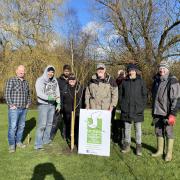 Friends of Victoria Park at the planting
