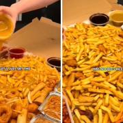 'Look at the size of it': Popular TikToker reviews HUGE Chinese munchy box