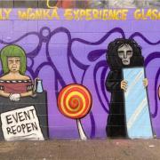 Willy Wonka mural, Glasgow