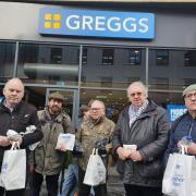 The Scottish Tenants Organisation (STO) invited the Glasgow Times to see them giving away pastries across the city.