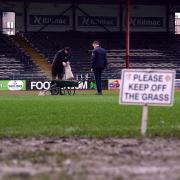 The fixture was called off 90 minutes before kick-off due to a waterlogged pitch