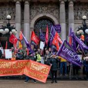 Cuts protest Glasgow