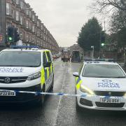 Glasgow road taped off after emergency incident