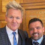 Rangers icon spotted with celebrity chef after Old Firm clash