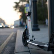 Stock image of e-scooter