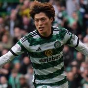 Kyogo Furuhashi was back to his deadly best as Celtic saw off Hearts.