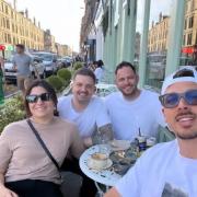 Celtic star enjoys visit to Glasgow bakery after Old Firm win