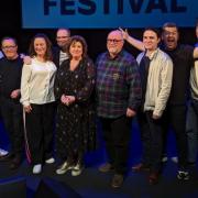 'Troops back together': Two Doors Down cast pictured at festival in Glasgow
