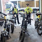 Number of 'illegally modified E-bikes' seized by cops in Glasgow