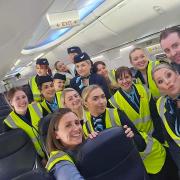 Over 40 new cabin crew and four pilots ready to fly at Glasgow Airport