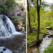 The Fairy Glen in Scotland features two 'beautiful' waterfalls