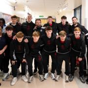 Academy players, Foundation and Club staff and volunteers decorated the Royal Hospital For Children recently for the festive season