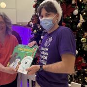 Glasgow Children's Hospital Charity was gifted copies of the book Humanimal by Humanimal Trust shortly before Christmas