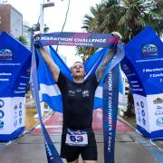 Clydebank dad completes epic feat to run 7 marathons in 7 days