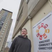 Community development worker Jamie O'Neill at Kingsway Community Connections