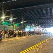 Hundreds of Metallica fans line up at Glasgow Central