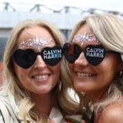 Music fans have begun streaming into Hampden Park ahead of Calvin Harris’s massive homecoming show in Glasgow tonight