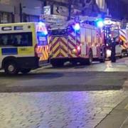 A late-night incident brought emergency services to Gordon Street outside Glasgow Central Station.