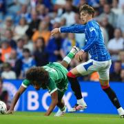 Ranger's Dan Neil commits a foul during a pre-season friendly match at the Ibrox, Glasgow.

Picture date: Wednesday July 22, 2026. PA Photo. Photo credit should read: Andrew Milligan/PA Wire.

RESTRICTIONS: Use subject to restrictions. Editorial use