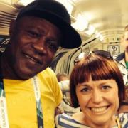 Bolt senior makes friends on the subway