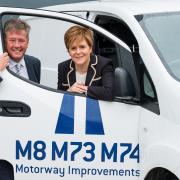 First Minister Nicola Sturgeon with Keith Brown, Cabinet Secretary for Economy, Jobs and Fair Work