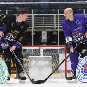 In pictures: Former Celtic and Rangers stars take to the ice with Glasgow's Braehead Clan