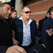 Rangers legend Gazza arrives at court charged with sexually assaulting woman on train