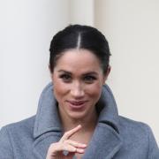 Duchess of Sussex Meghan Markle in labour with first child