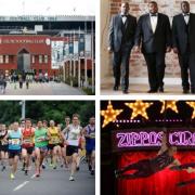 Father's Day lunch at Celtic Park, The Drifters, Men's 10K and Zippos Circus
